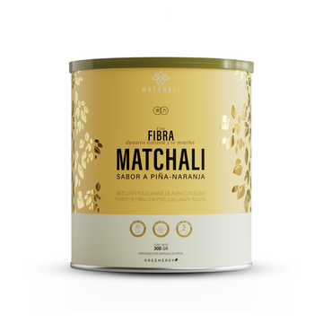 NATURAL FIBER WITH PINEAPPLE-ORANGE FLAVORED MATCHA TEA 300G